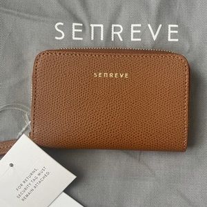 NWT Senreve Card Wallet - Genuine Leather - Made in Italy